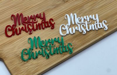 Merry Christmas plaques