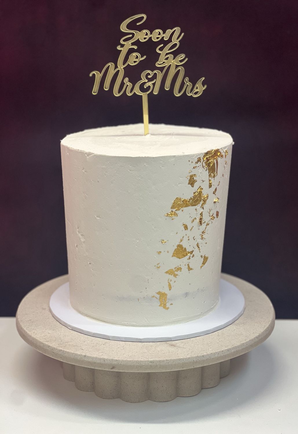 Small engagement Cake