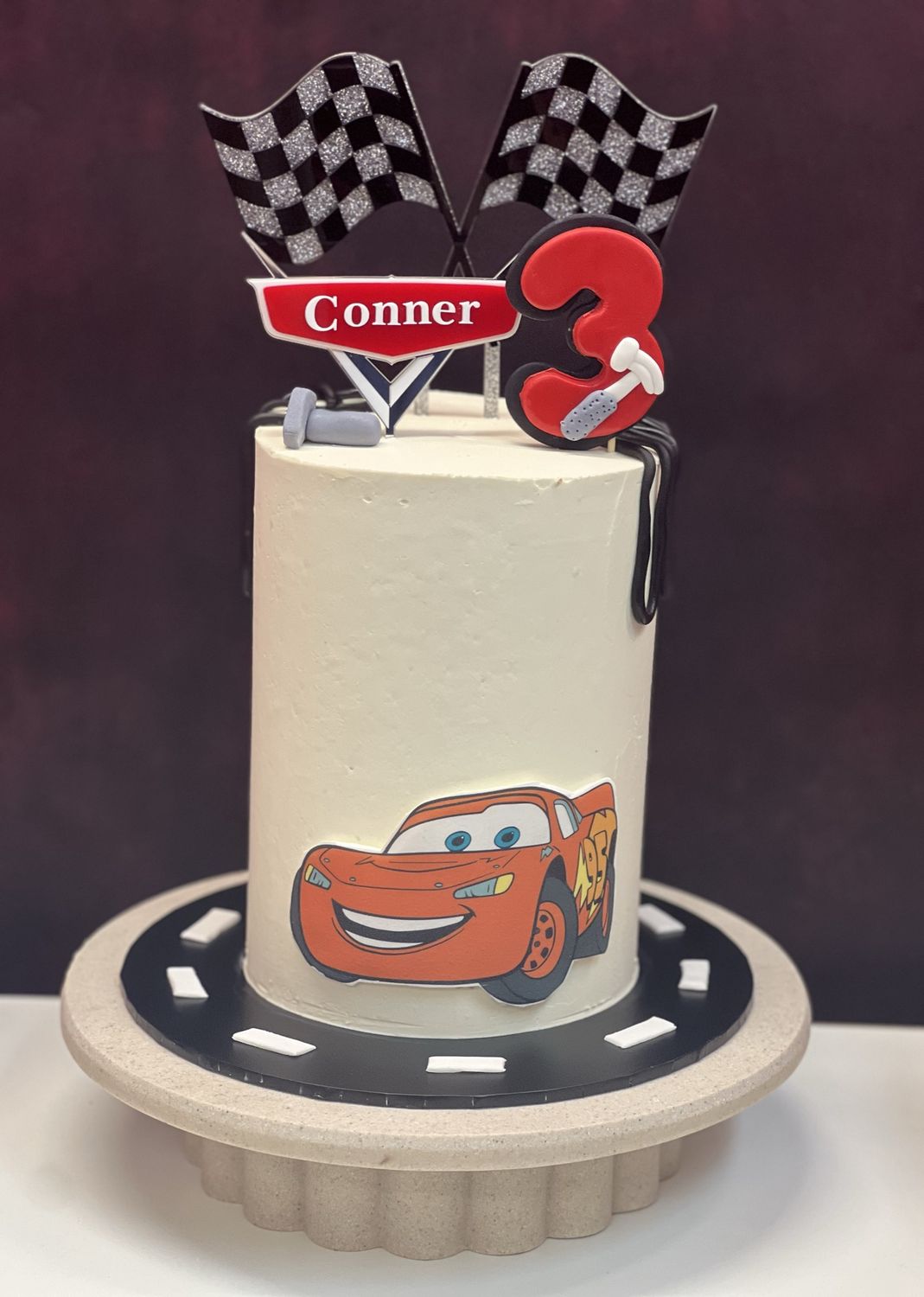 Disney Car  Buttercream cake