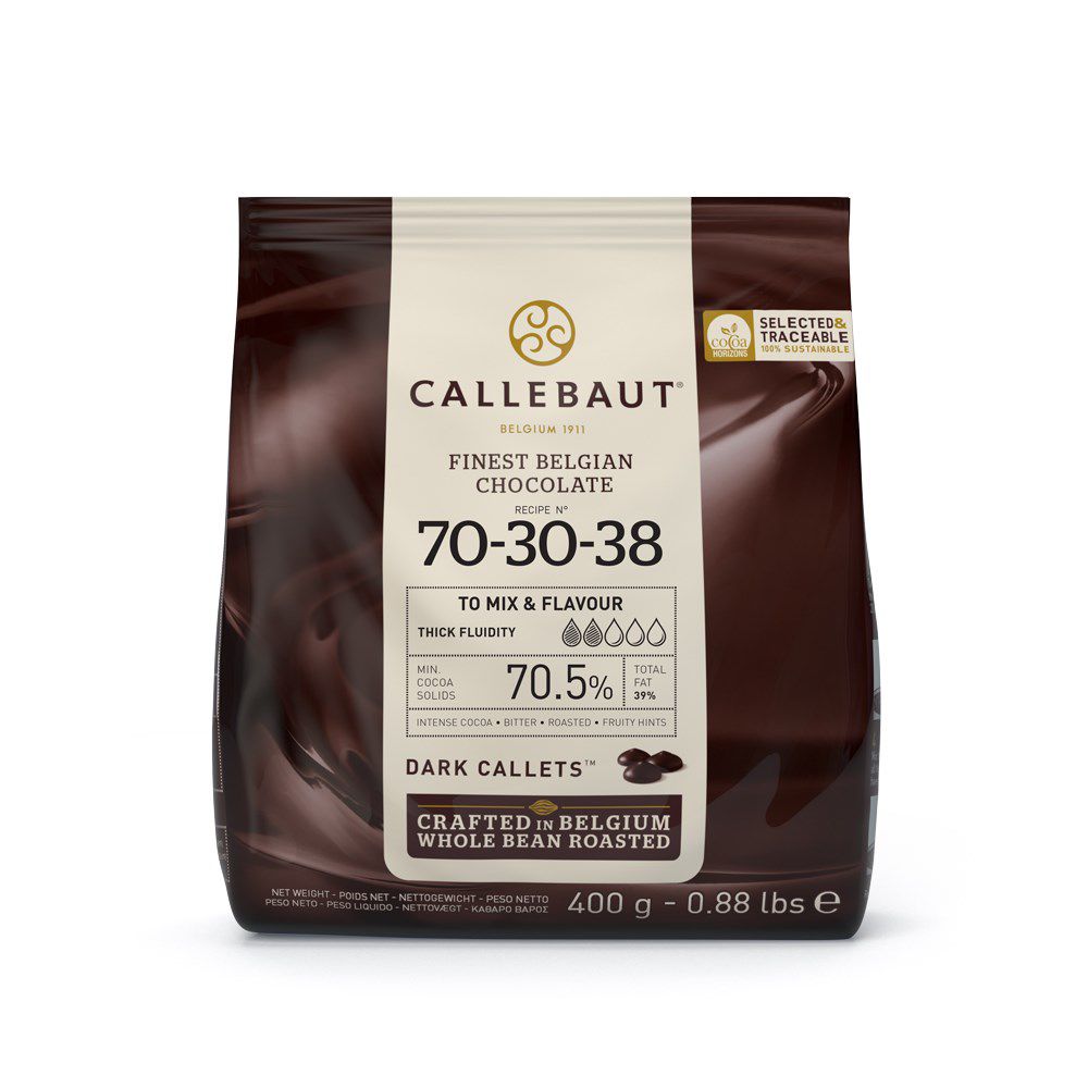 CALLEBAUT DARK 70% BITTERSWEET 400 GRAMS