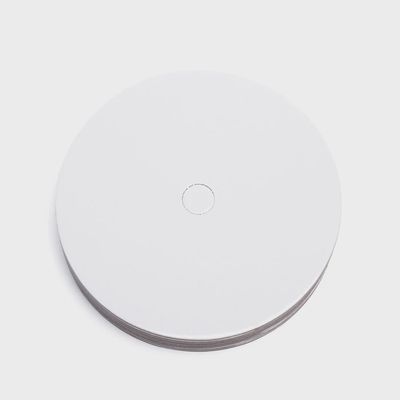 Perforated Cardboard Round White
