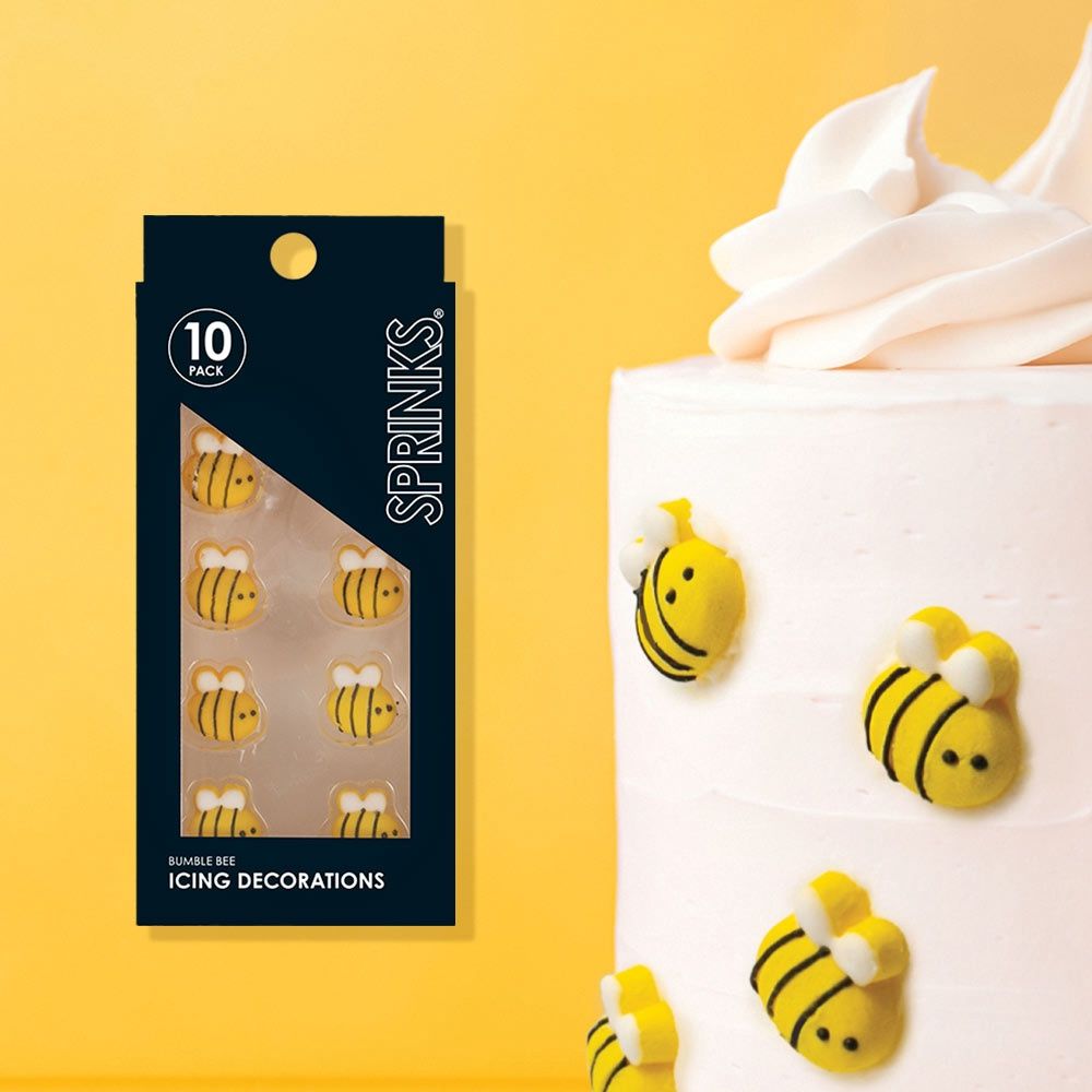 Bee Icing Decorations 10pc