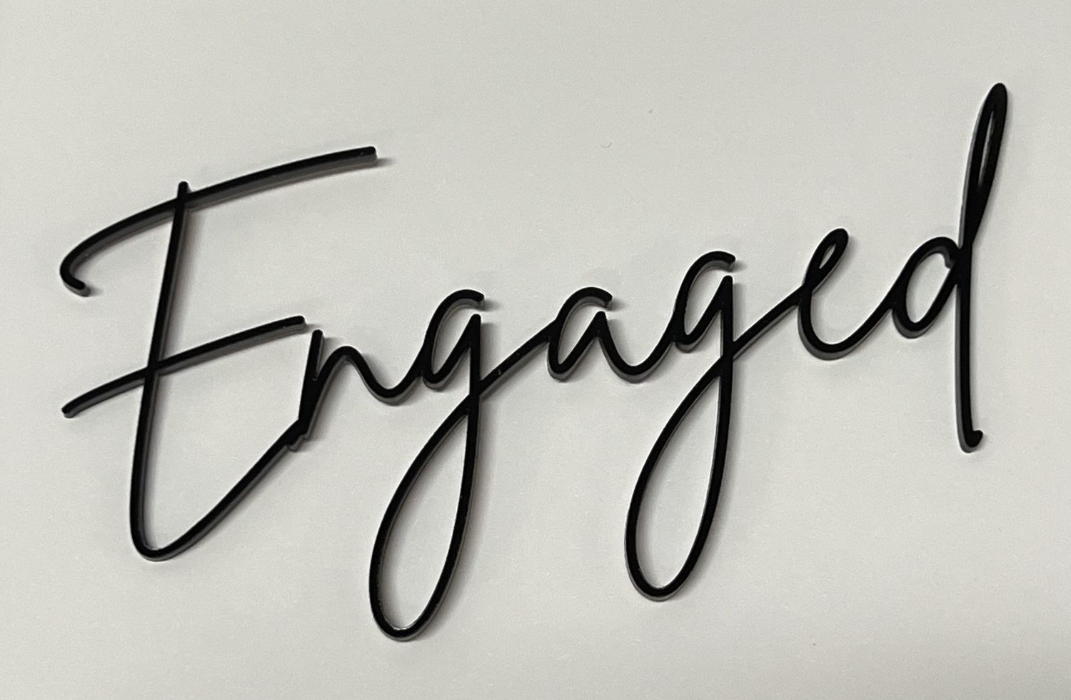 Engaged cake fropper