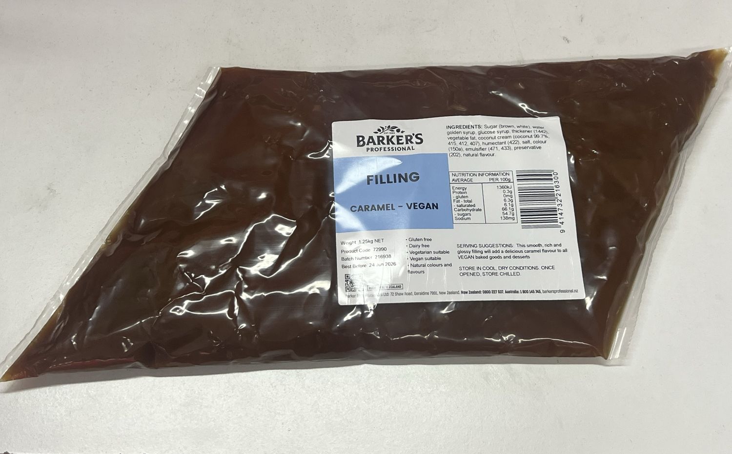 Caramel Filling Vegan Filling