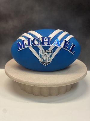 Bulldogs Football Cake