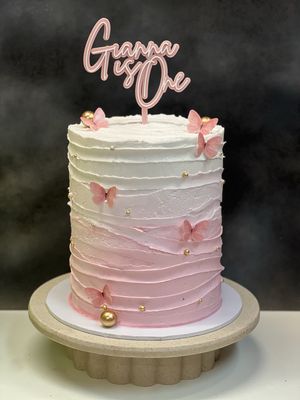 Ombré butterfly Cake
