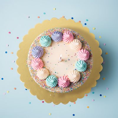 10" Scalloped Cake Board