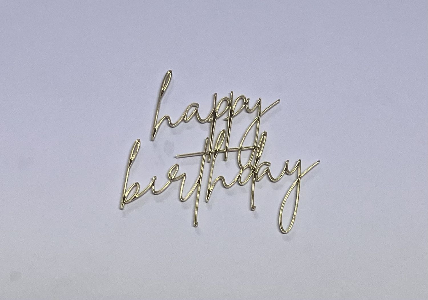 Happy Birthday Lower Case Cake Fropper