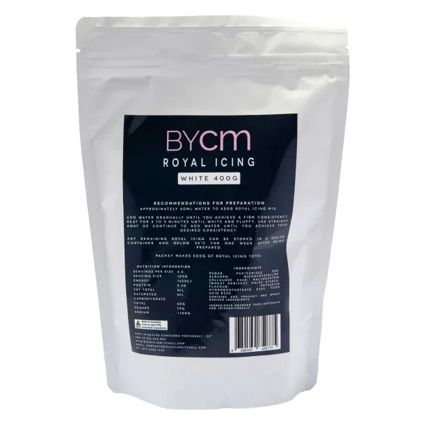 BYCM - Royal Icing - White - 400g