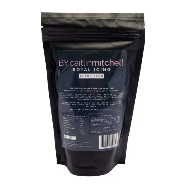 BYCM - Royal Icing - Black - 200g