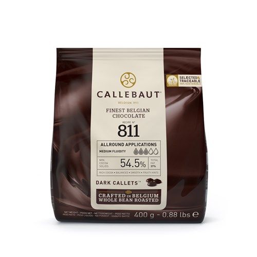 Callebaut Dark Bittersweet Chocolate Callets 54.5%