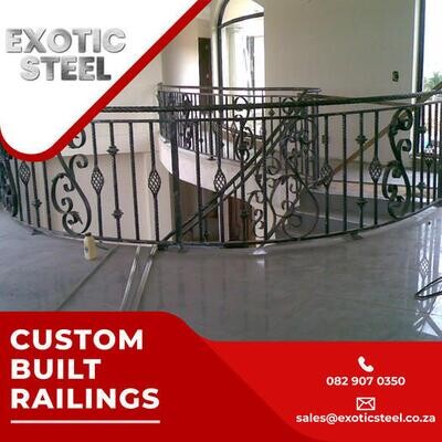 Custom built railings