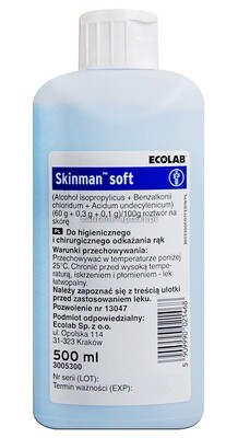 Skinman softN 500ml - chirurgische Handdesinfektionslösung