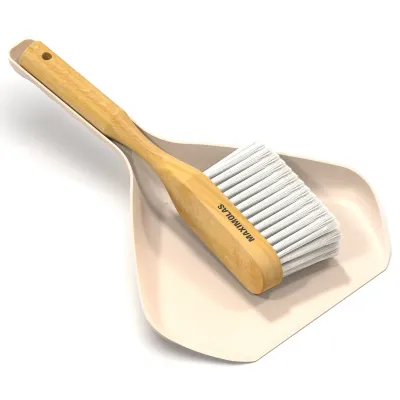 DUSTPAN STALKER&BROOM MAXIMOLAS BEIGE 21769