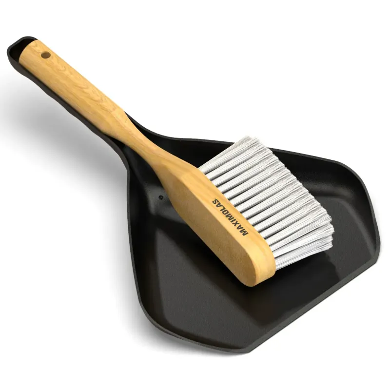 DUSTPAN STALKER&BROOM MAXIMOLAS BLACK 81373