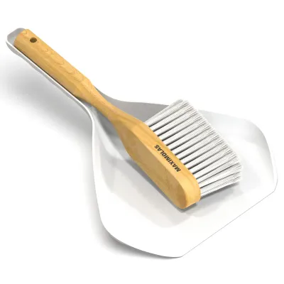 DUSTPAN STALKER&BROOM MAXIMOLAS WHITE 1887