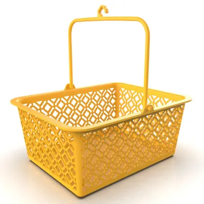 BASKET MOSAIC MAXIMOLAS - Yellow BASKET MOSAIC MAXIMOLAS - Yellow