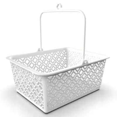 BASKET MOSAIC MAXIMOLAS - White BASKET MOSAIC MAXIMOLAS - White