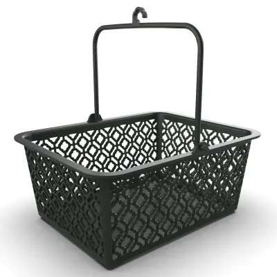 BASKET MOSAIC MAXIMOLAS - Black BASKET MOSAIC MAXIMOLAS - Black