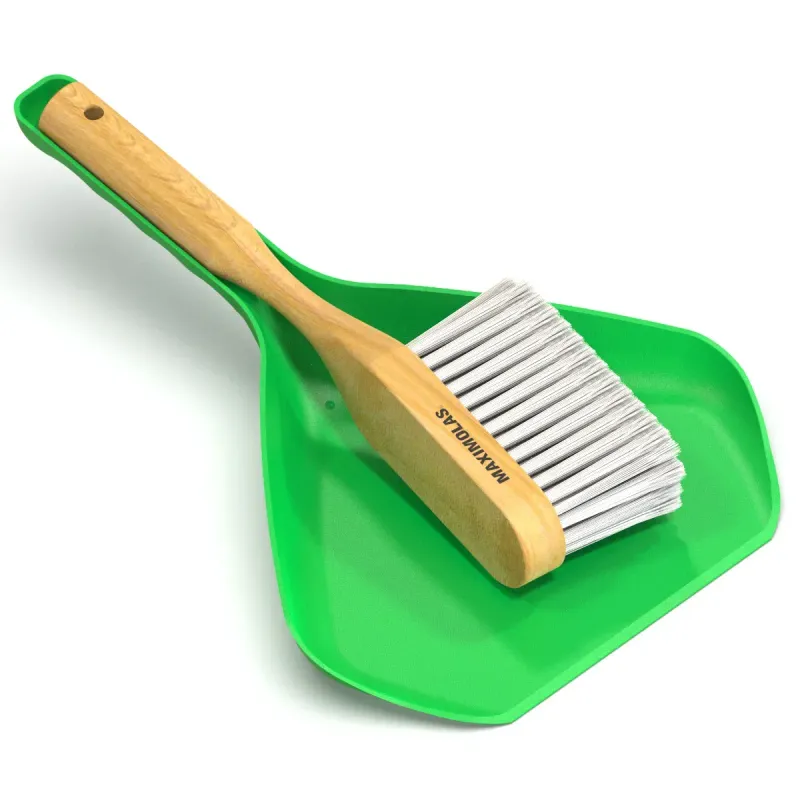 DUSTPAN STALKER&BROOM MAXIMOLAS Green