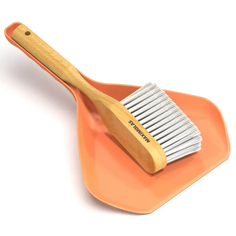 DUSTPAN STALKER&BROOM MAXIMOLAS Orange