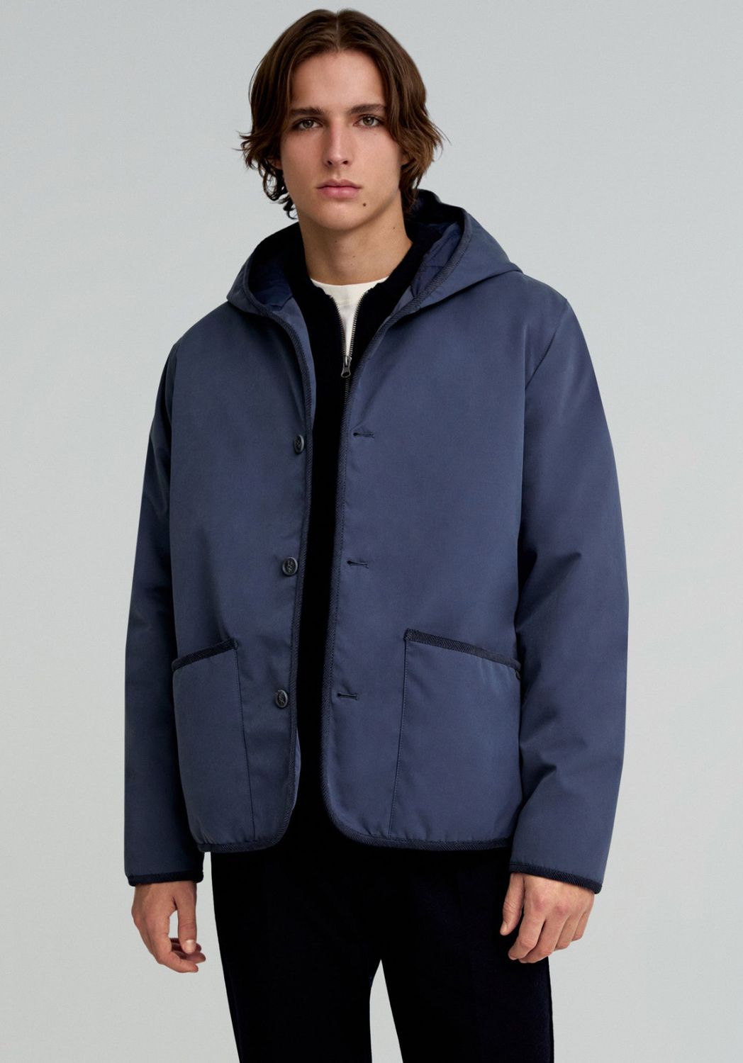 Scalpers Helag Jacket Navy Blue Medium