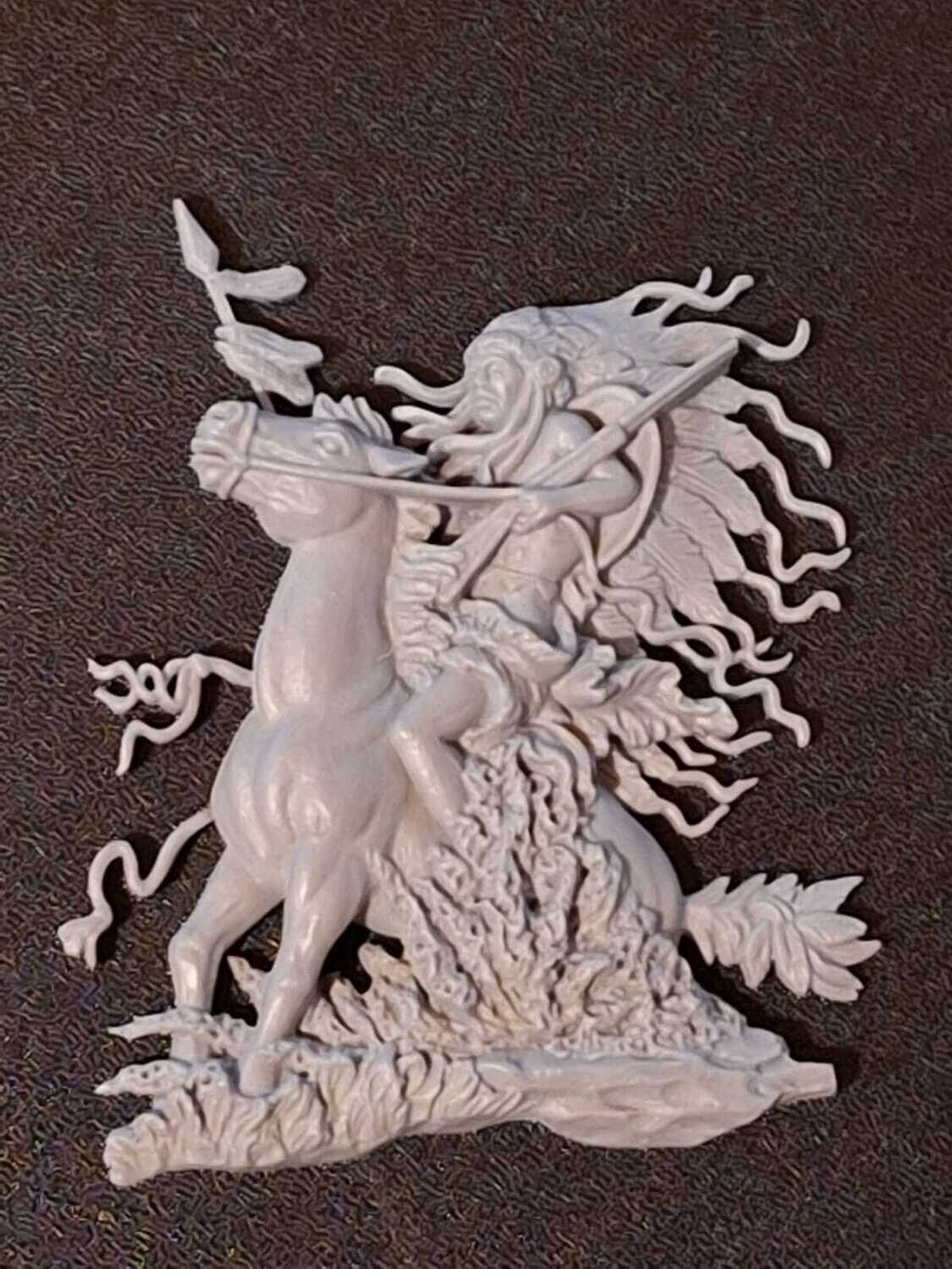 Westernflat: Indian on Horse