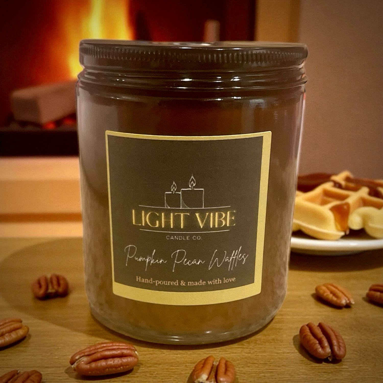 Pumpkin Pecan Waffle