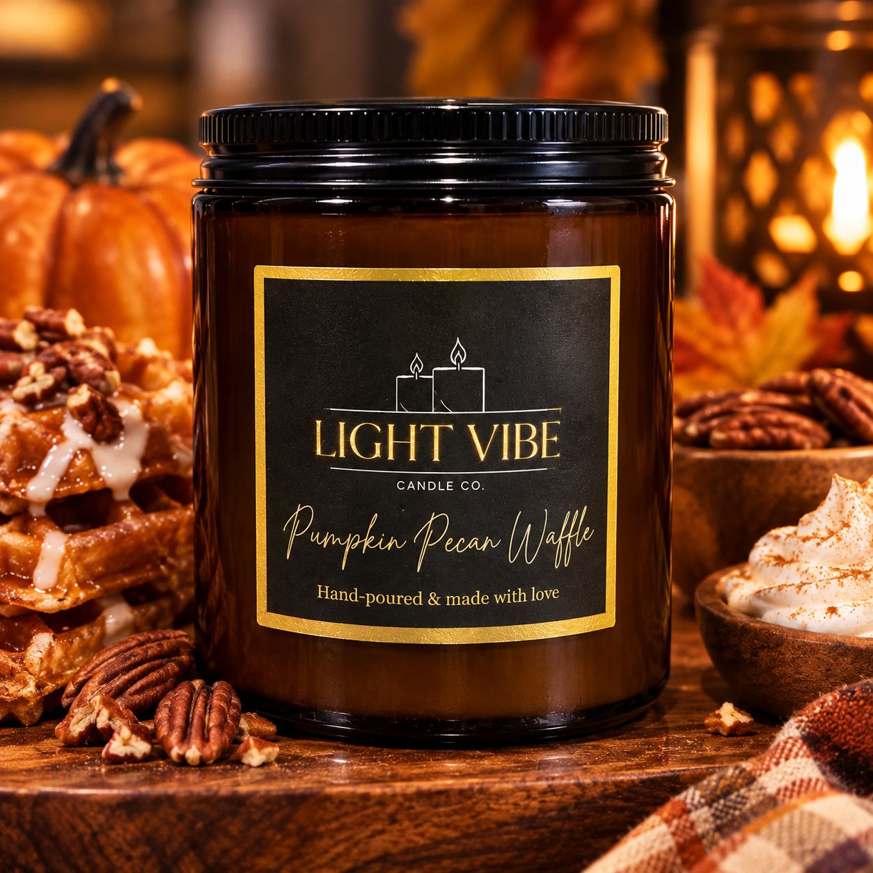 Pumpkin Pecan Waffle