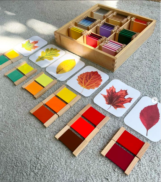 18 autumn leaf cards to print