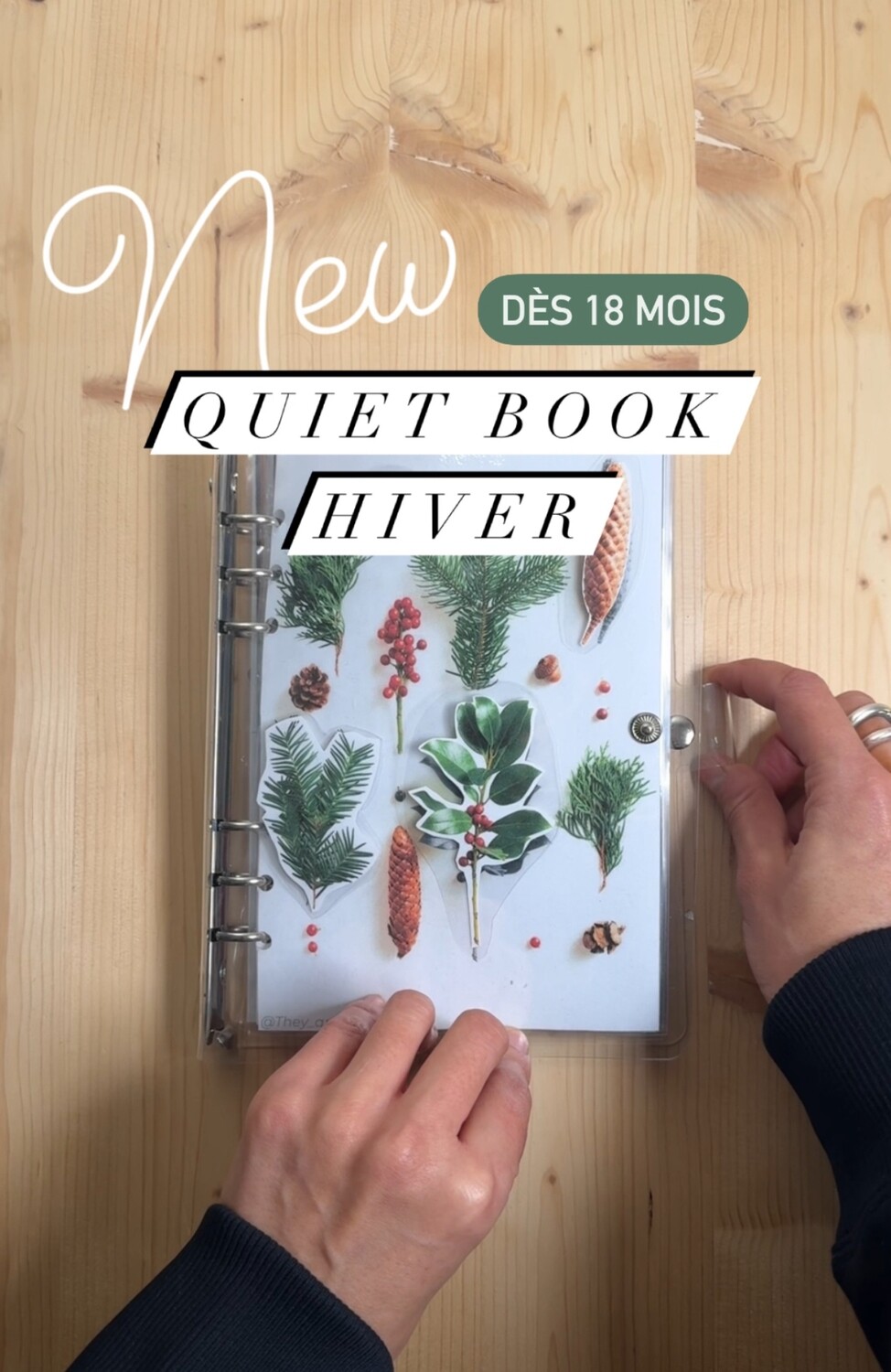 ​Winter Quiet Book for Ages 18 Months and Up