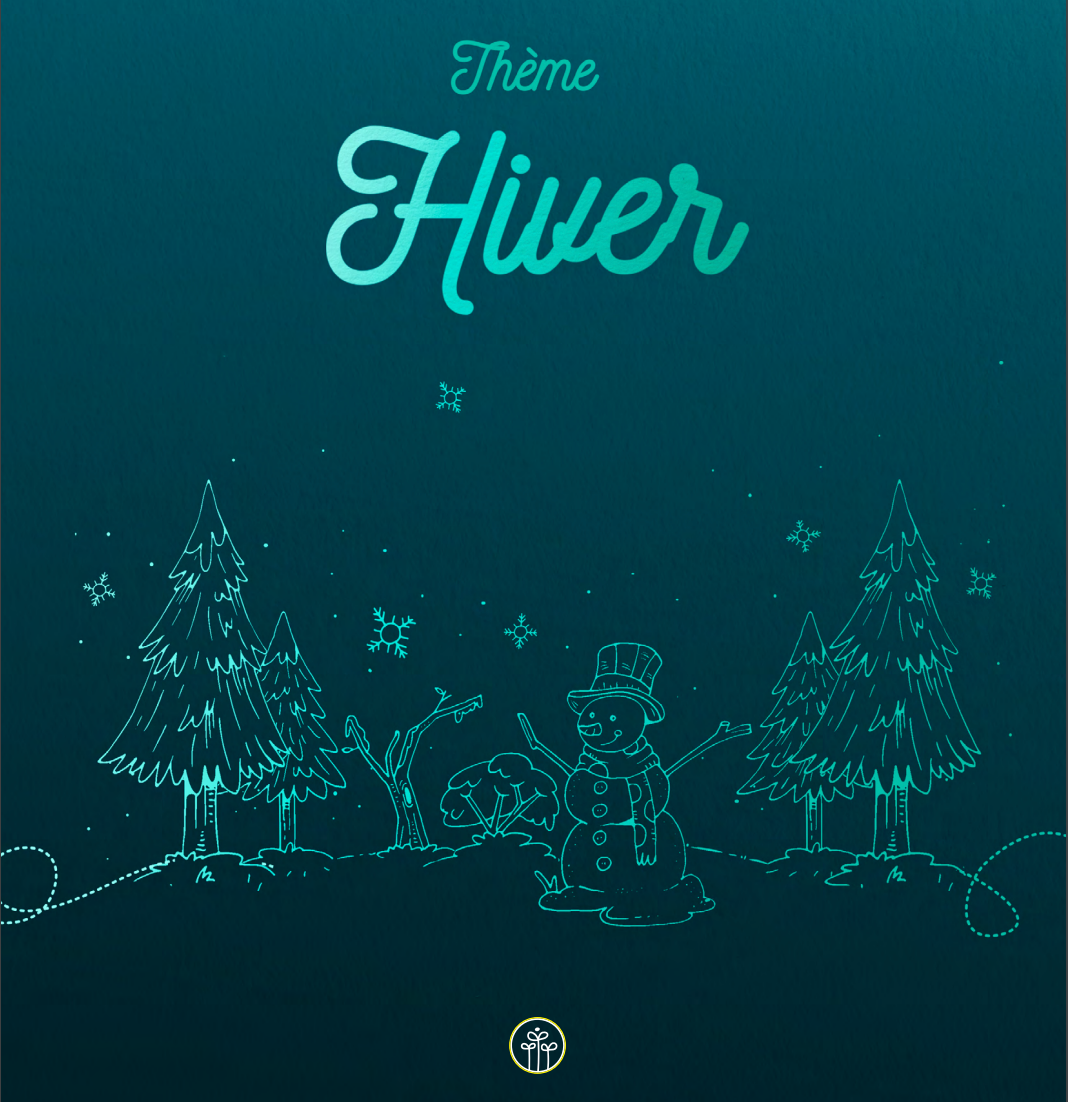 40 coloriages - Thème &quot;hiver&quot;