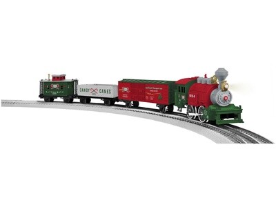 LIONEL 2023070 | O GAUGE | LIONCHIEF | JUNCTION CHRISTMAS SET W/ ILLUMINATED TRACK