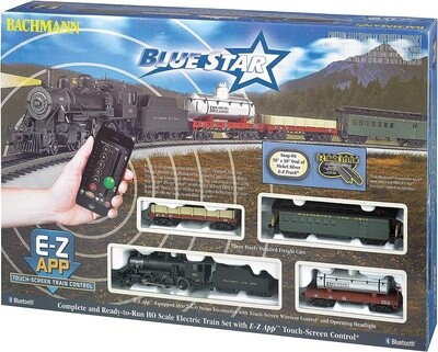 BAC01502 | HO SCALE | B&amp;O BLUE STAR TRAINSET WITH E-Z APP CONTROL