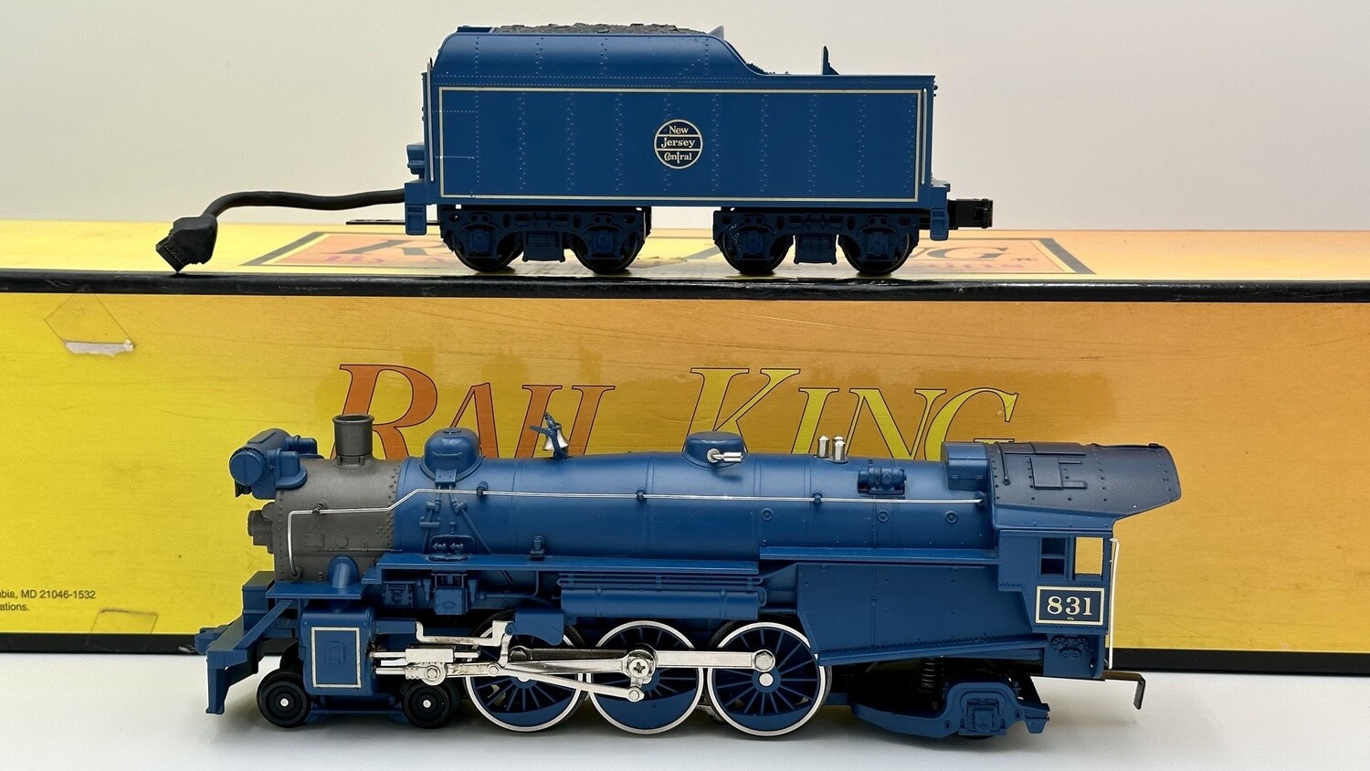 MTH 30-1172-1U | O GAUGE | STS Grade A Certified | 4-6-2 Blue Comet Pacific Steam Engine w/Proto-Sound 2.0 | CNJ Blue Comet