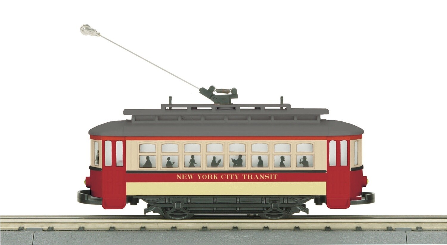 MTH30-5139 | O Gauge | RailKing Bump-n-Go Trolley | New York Transit