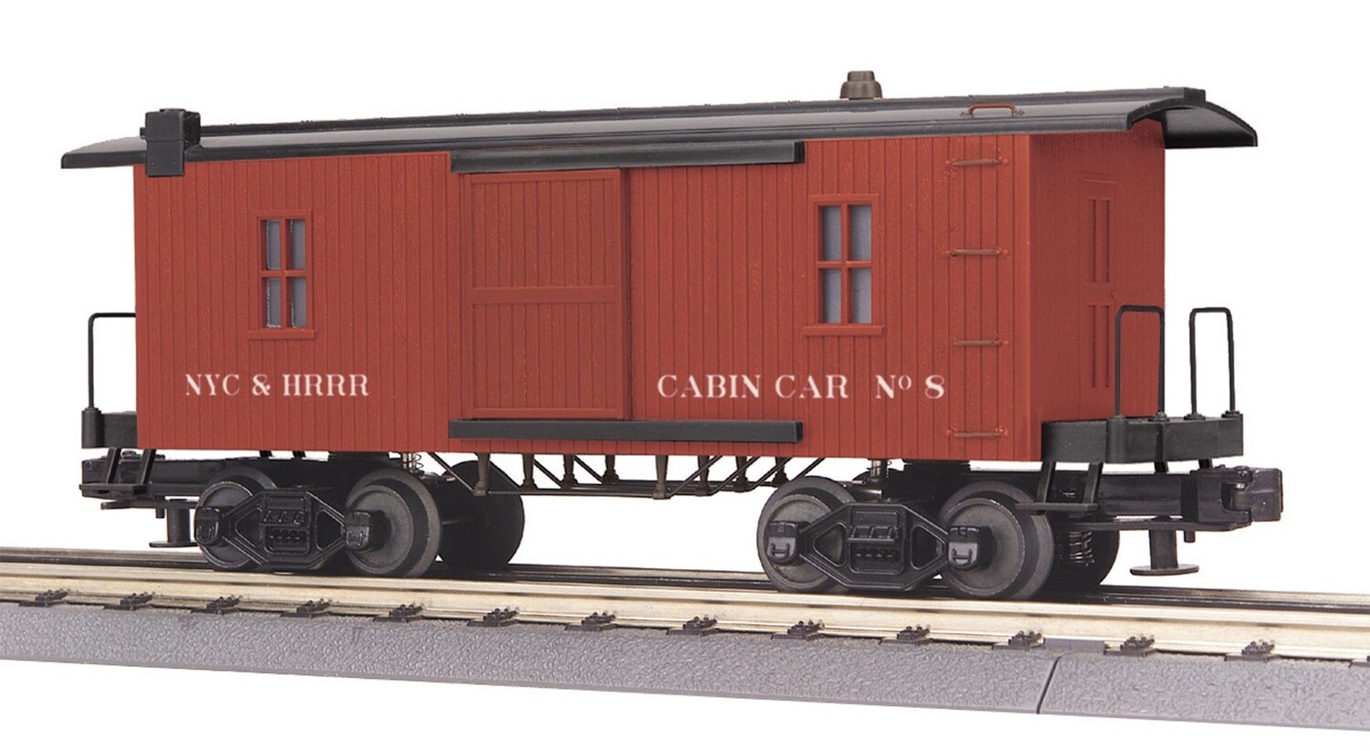 MTH30-77060 | O GAUGE | RailKing 19th Century Baggage Cabin Car | New York Central &amp; Hudson River RR Car No. 8