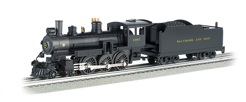 BAC40607 | O Gauge | BALTIMORE &amp; OHIO® #1357- BALDWIN 4-6-0