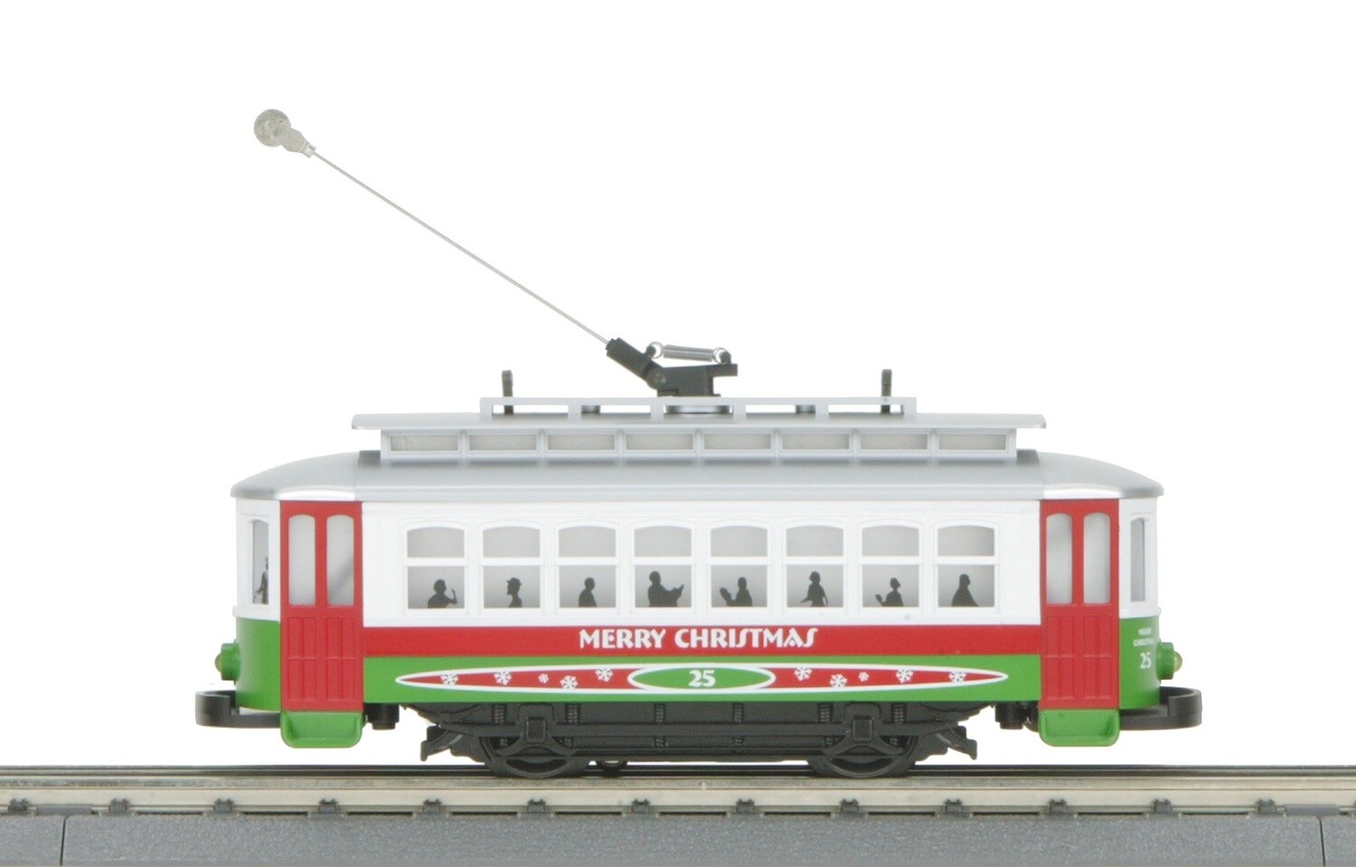 MTH30-5146 | O Gauge | RailKing Bump-n-Go Trolley | Christmas
