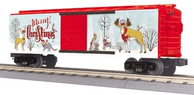 MTH30-71022 | O Gauge | RailKing 2020 Christmas Boxcar