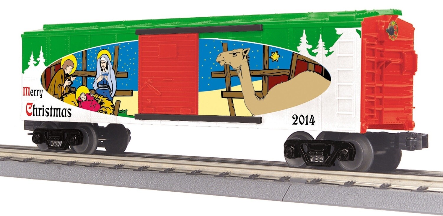 MTH30-74779 | O Gauge | RailKing Box Car | Chirstmas
