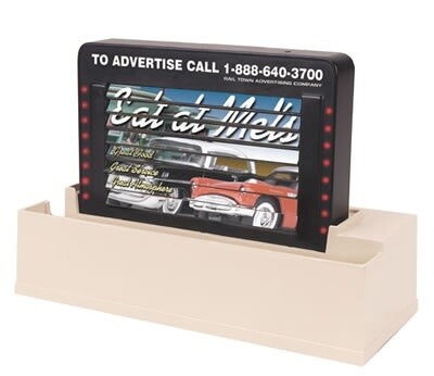 MTH30-9132 | O Gauge | Operating Billboard | RailTown