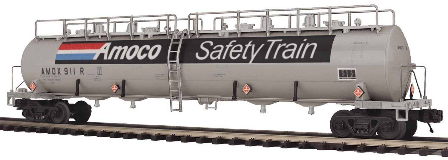 MTH20-96230 | O Gauge | Premier 20K Gallon 4-Compartment Tank Car | Amoco