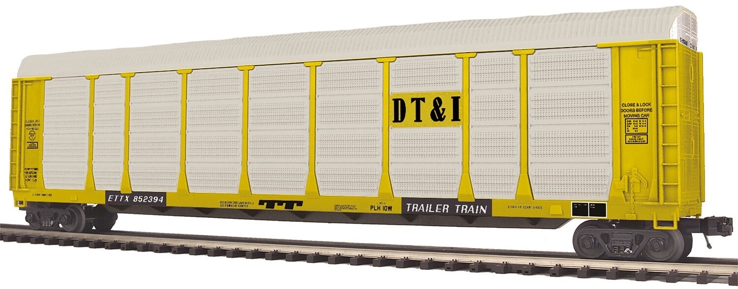 MTH20-95339 | O Gauge | Premier Corrugated Auto Carrier | Detroit, Toledo &amp; Ironton