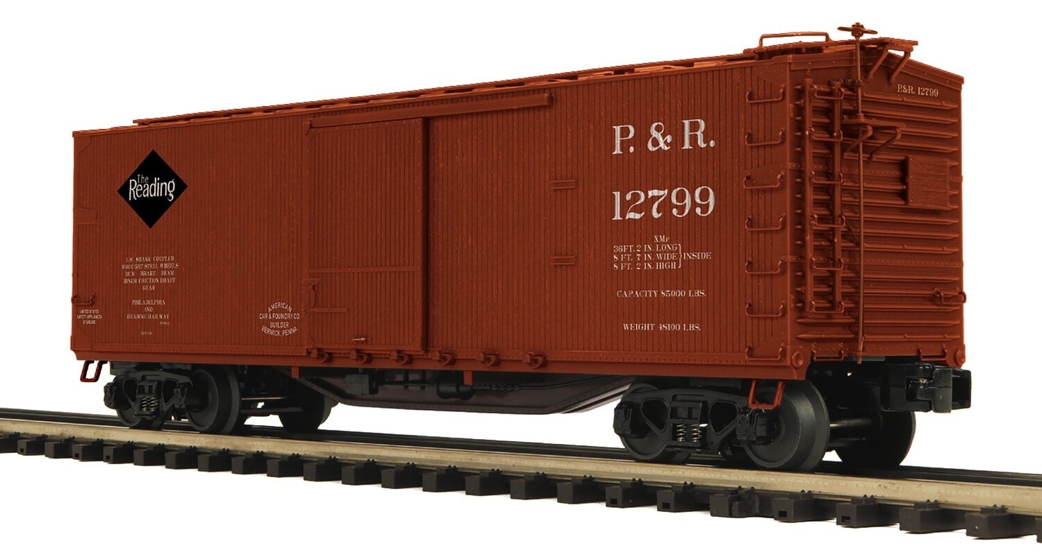 MTH20-99326 | O Gauge | Premier 40’ USRA Double Sheathed Box Car | Philadelphia &amp; Reading