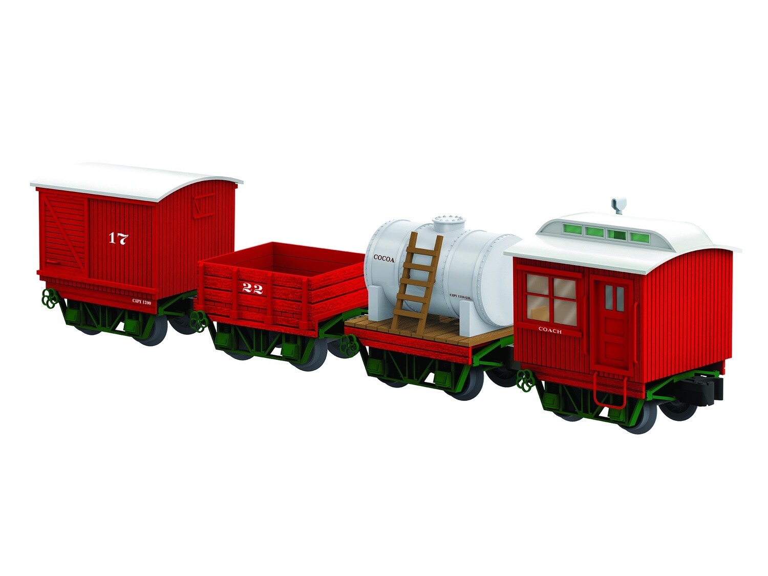 84163 - CHRISTMAS DISCONNECT CAR 4-PACK