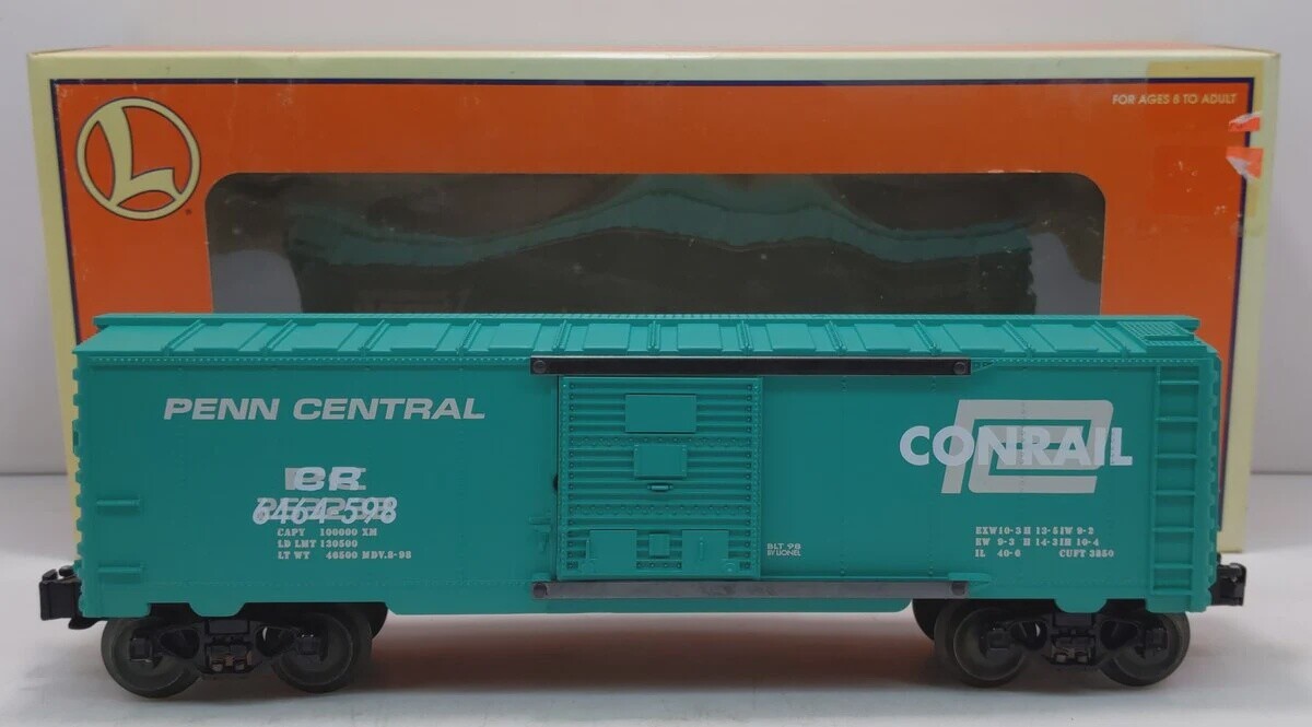 29233 - CONRAIL-PENN CENTRAL OVERSTAMPED 6464 BOXCAR