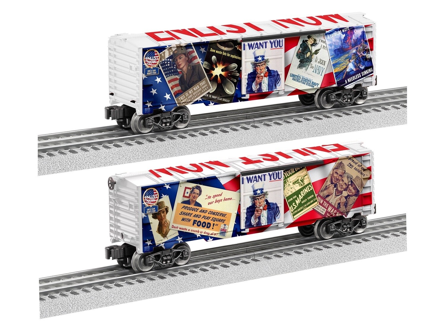 83788 - UNCLE SAM "ENLIST NOW" BOXCAR