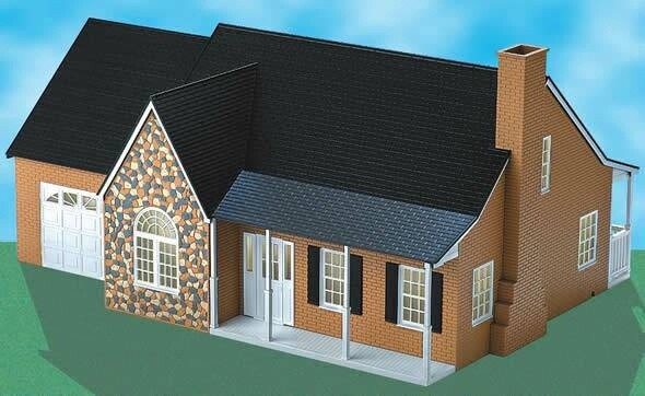 34111 - DELUXE FIELDSTONE HOUSE