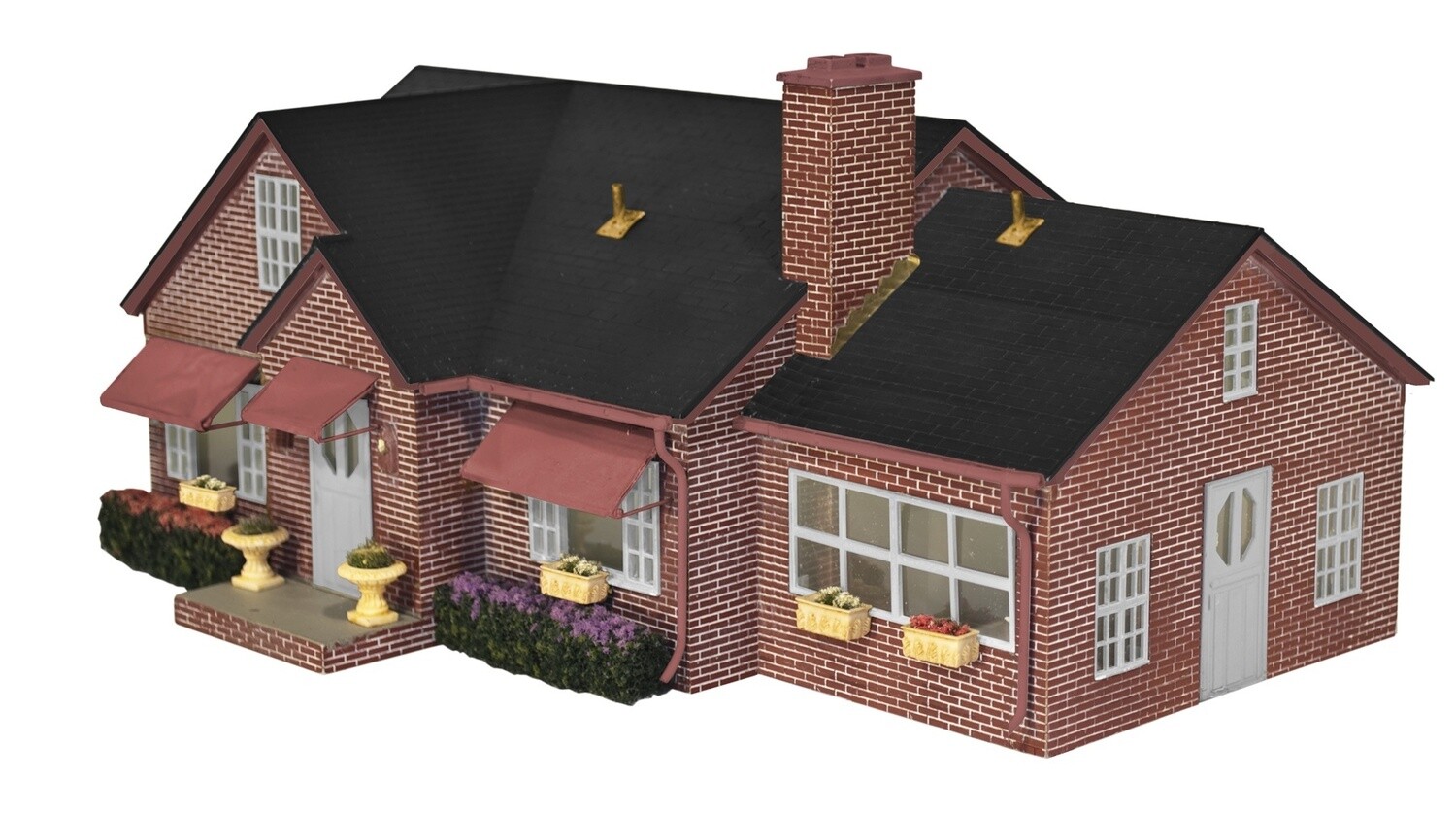 37917 - RED BRICK SUBURBAN HOUSE DELUXE
